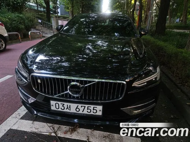 VOLVO S90 2017 — 140 200 км, чёрный, Корея — под ключ — фото 3