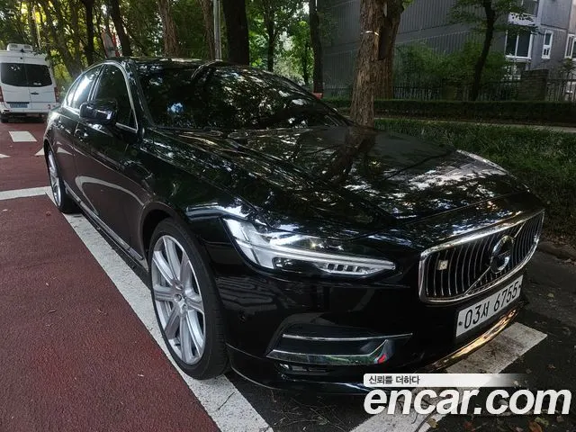 VOLVO S90 2017 — 140 200 км, чёрный, Корея — под ключ — фото 5