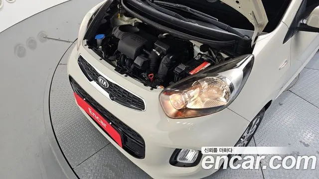 KIA MORNING 2016 — 51 114 км, белый-перламутр, Корея — под ключ — фото 6