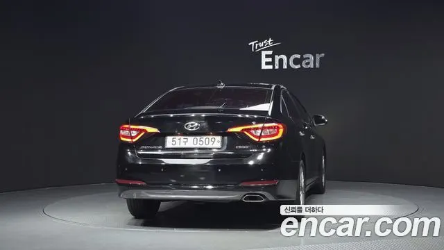 HYUNDAI SONATA 2017 — 206 278 км, чёрный, Корея — под ключ — фото 4