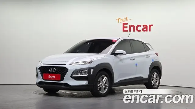 HYUNDAI KONA 2018 — 159 717 км, белый, Корея — под ключ — фото 1