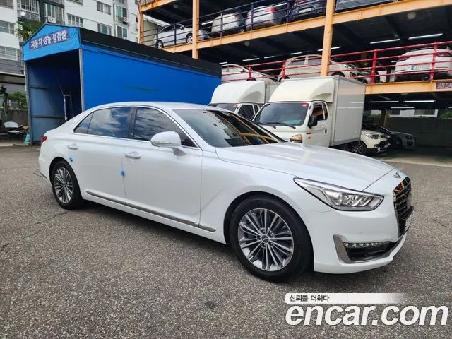 GENESIS EQ900 2017 — 125 000 км, белый, Корея — под ключ — фото 2