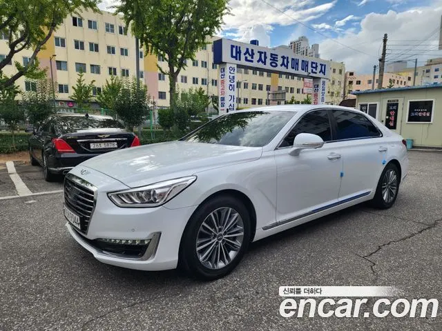 GENESIS EQ900 2017 — 125 000 км, белый, Корея — под ключ — фото 11