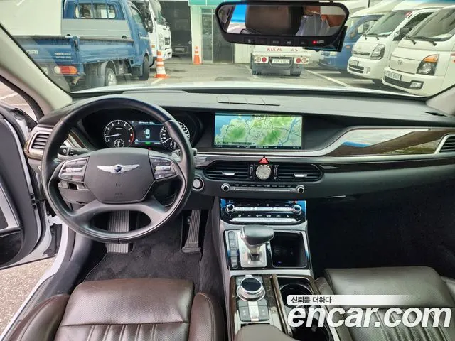GENESIS EQ900 2017 — 125 000 км, белый, Корея — под ключ — фото 8