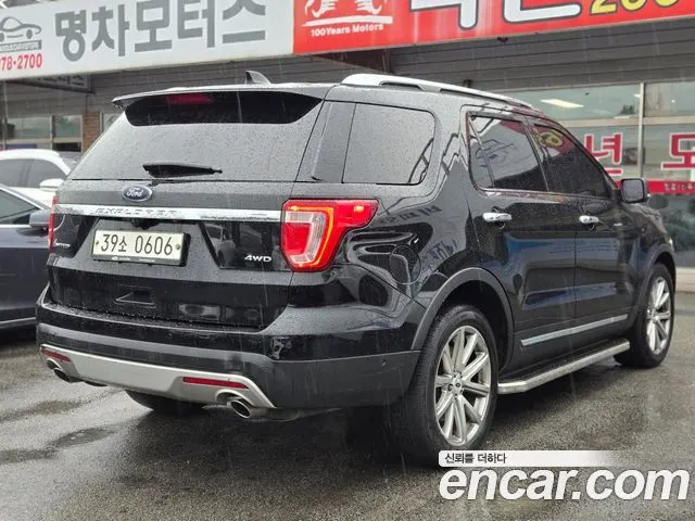 FORD EXPLORER 2016 — 133 403 км, чёрный, Корея — под ключ — фото 3