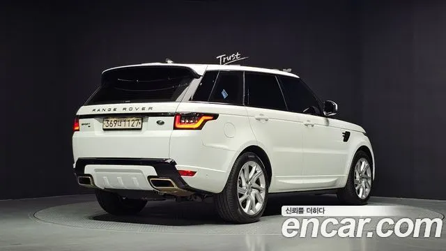 LAND ROVER RANGE ROVER SPORT 2020 — 39 928 км, белый, Корея — под ключ — фото 2