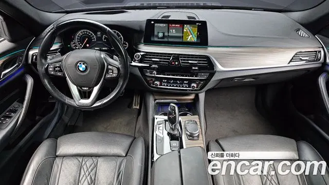 BMW 5 SERIES 2018 — 142 945 км, чёрный, Корея — под ключ — фото 7