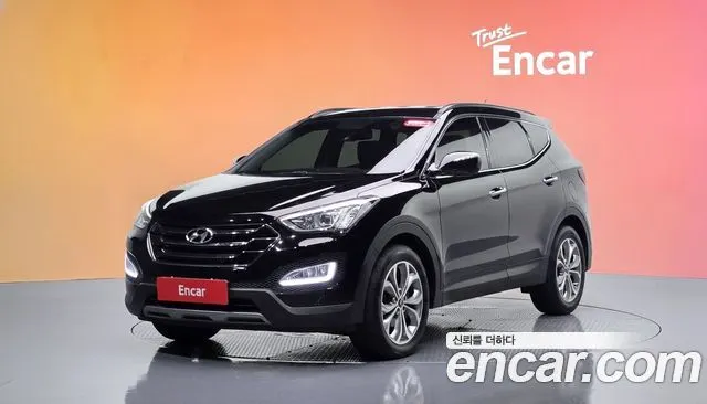 HYUNDAI SANTA FE 2014 — 178 930 км, чёрный, Корея — под ключ — фото 2