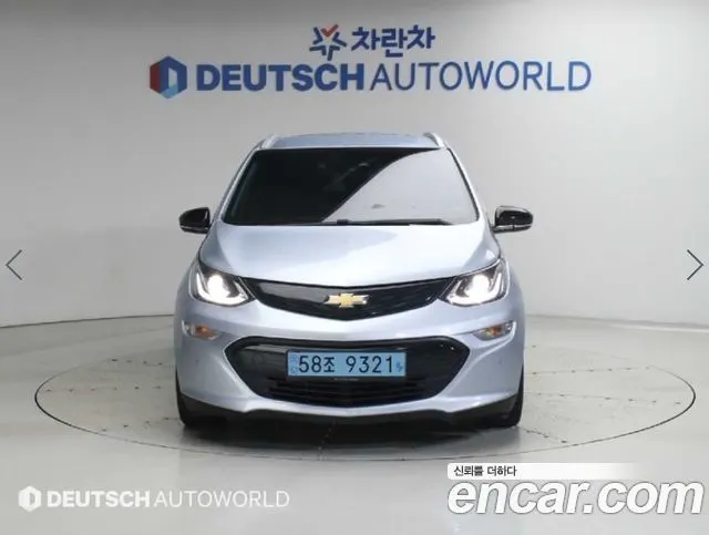 CHEVROLET BOLT 2018 — 132 966 км, синий, Корея — под ключ — фото 3