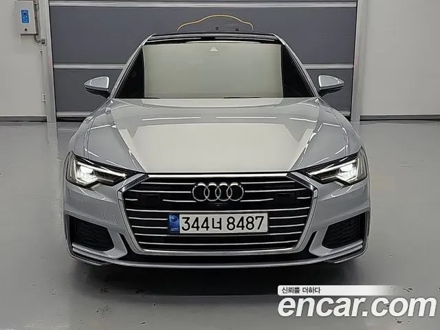 AUDI A6 2021 — 91 185 км, серебристо-серый, Корея — под ключ — фото 3