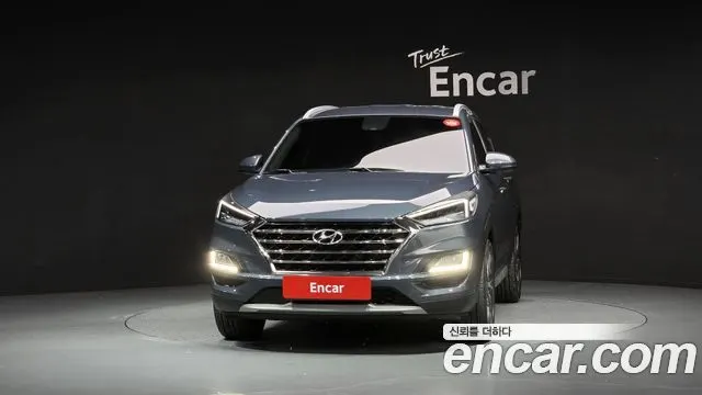 HYUNDAI TUCSON 2019 — 60 380 км, голубой, Корея — под ключ — фото 3