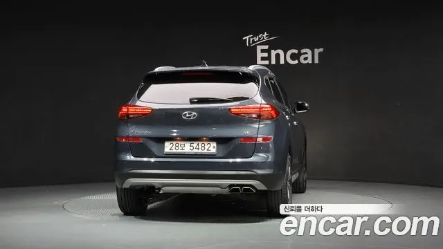 HYUNDAI TUCSON 2019 — 60 380 км, голубой, Корея — под ключ — фото 4