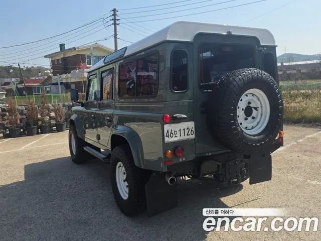 LAND ROVER DEFENDER 2012 — 88 600 км, тёмно-зелёный, Корея — под ключ — фото 2