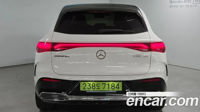 MERCEDES-BENZ EQE SUV X294 2024 — 5 500 км, белый, Корея — под ключ — фото 4
