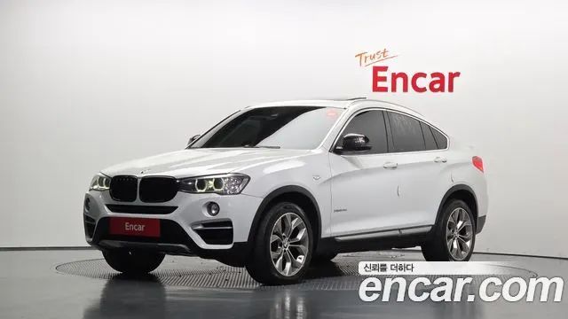 BMW X4 2017 — 251 085 км, белый, Корея — под ключ — фото 1