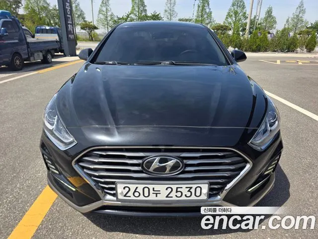 HYUNDAI SONATA 2019 — 124 300 км, чёрный, Корея — под ключ — фото 2