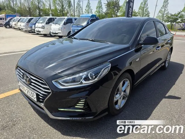 HYUNDAI SONATA 2019 — 124 300 км, чёрный, Корея — под ключ — фото 3