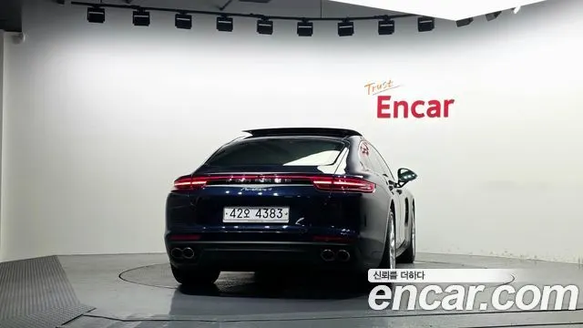 PORSCHE PANAMERA 2018 — 70 041 км, синий, Корея — под ключ — фото 4