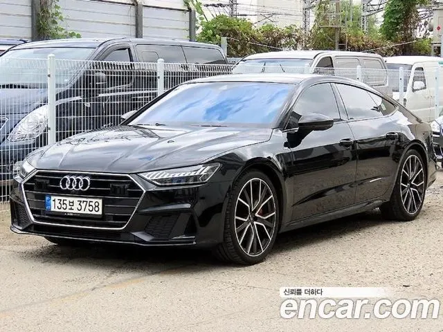 AUDI A7 2020 — 107 941 км, чёрный, Корея — под ключ — фото 2