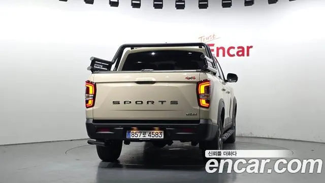 KGM MUSSO SPORTS 2026 — 10 171 км, белый-перламутр, Корея — под ключ — фото 4