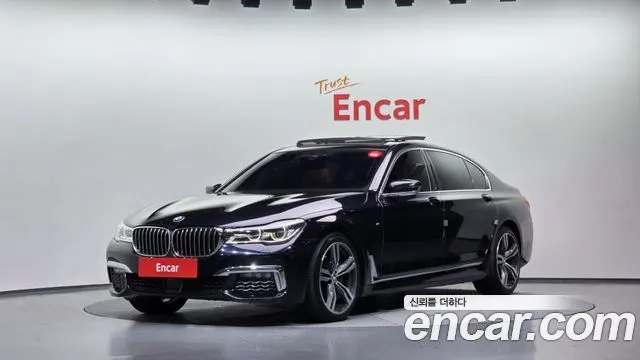 BMW 7 SERIES 2018 — 181 003 км, чёрный, Корея — под ключ — фото 1