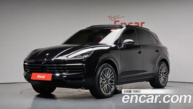 PORSCHE CAYENNE 2019 — 49 424 км, чёрный, Корея — под ключ — фото 12