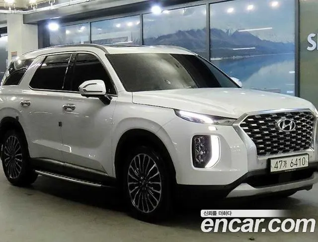 HYUNDAI PALISADE 2019 — 87 792 км, белый, Корея — под ключ — фото 1