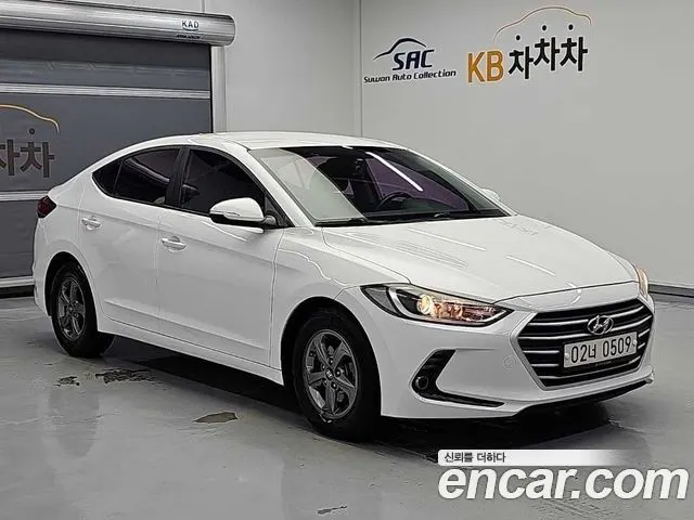 HYUNDAI AVANTE 2016 — 83 791 км, белый, Корея — под ключ — фото 4