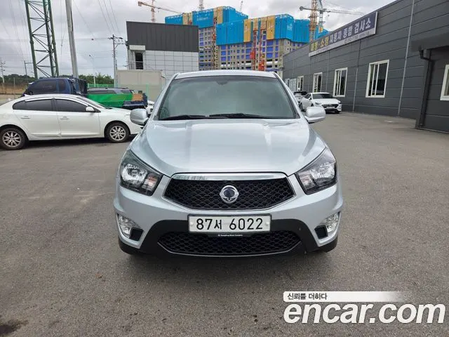 KGM KORANDO SPORTS 2014 — 201 407 км, серебристый, Корея — под ключ — фото 1