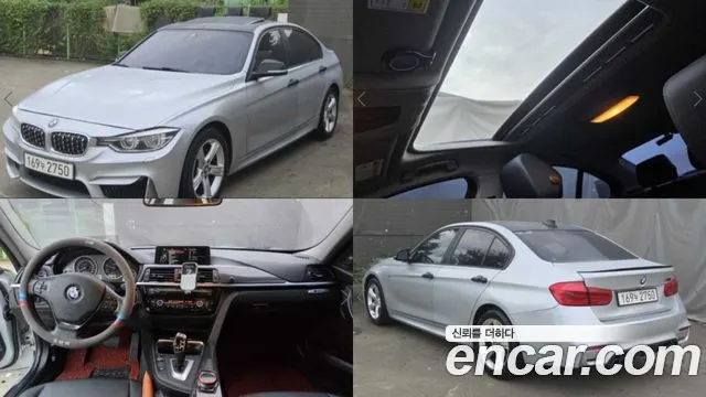BMW 3 SERIES 2014 — 183 373 км, серебристо-серый, Корея — под ключ — фото 11