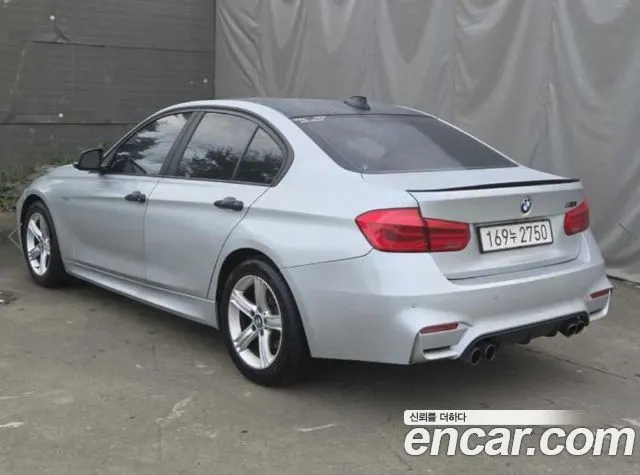 BMW 3 SERIES 2014 — 183 373 км, серебристо-серый, Корея — под ключ — фото 3
