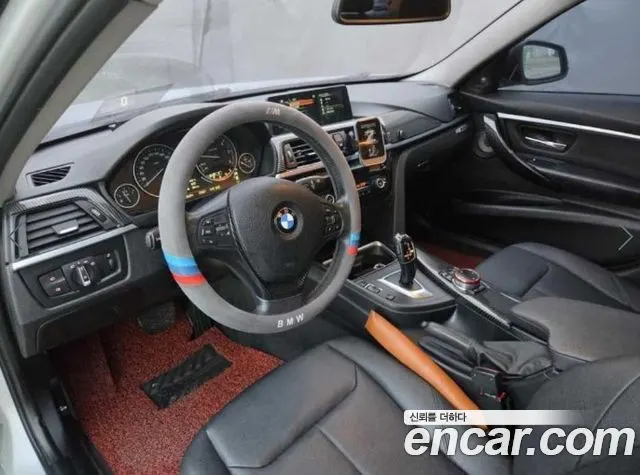 BMW 3 SERIES 2014 — 183 373 км, серебристо-серый, Корея — под ключ — фото 7