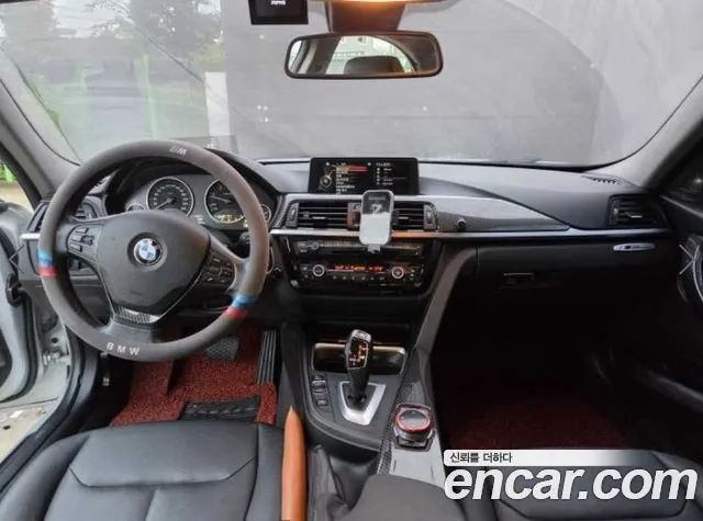 BMW 3 SERIES 2014 — 183 373 км, серебристо-серый, Корея — под ключ — фото 9