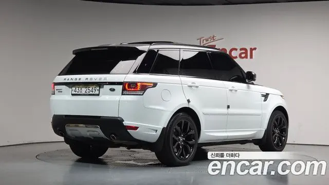 LAND ROVER RANGE ROVER SPORT 2016 — 159 194 км, белый, Корея — под ключ — фото 2