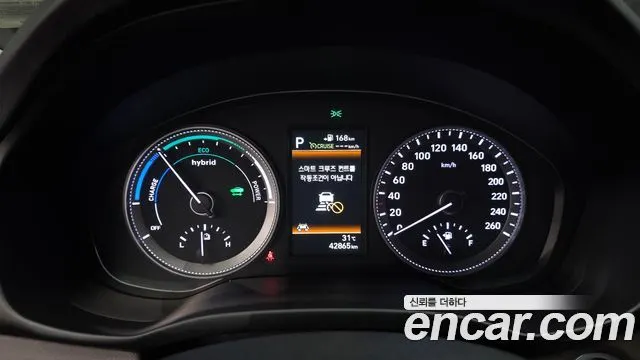 HYUNDAI GRANDEUR HYBRID 2018 — 42 865 км, серебристо-серый, Корея — под ключ — фото 8