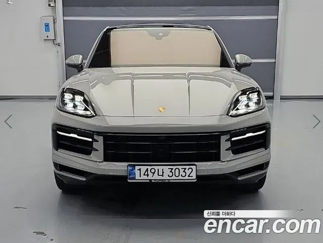 PORSCHE CAYENNE 2024 — 17 000 км, белый-перламутр, Корея — под ключ — фото 2