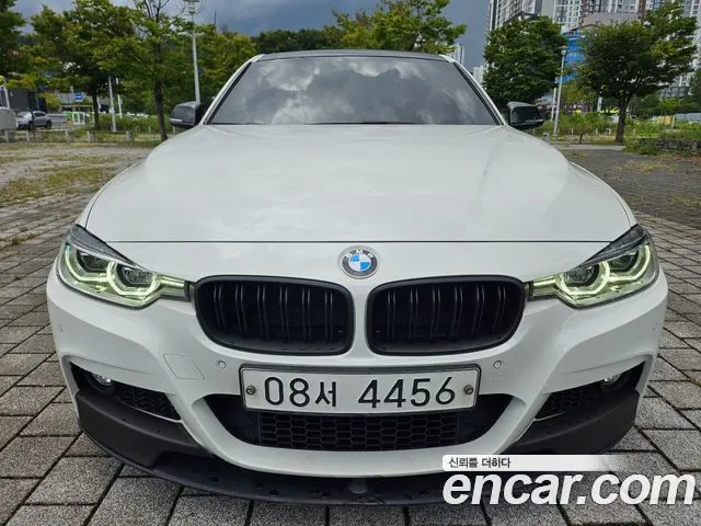 BMW 3 SERIES 2017 — 161 120 км, белый, Корея — под ключ — фото 1