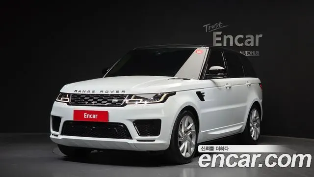 LAND ROVER RANGE ROVER SPORT 2019 — 90 454 км, белый, Корея — под ключ — фото 1