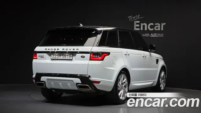LAND ROVER RANGE ROVER SPORT 2019 — 90 454 км, белый, Корея — под ключ — фото 2