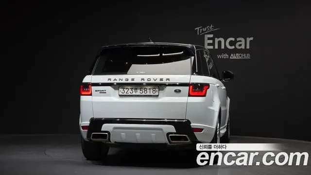 LAND ROVER RANGE ROVER SPORT 2019 — 90 454 км, белый, Корея — под ключ — фото 4