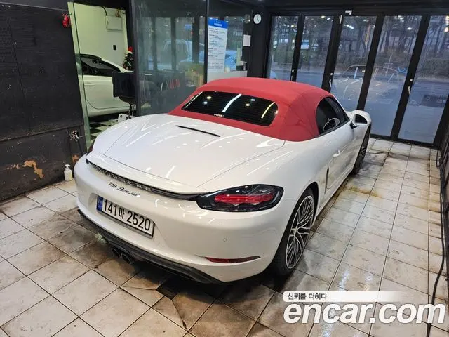 PORSCHE 718 BOXSTER 2019 — 45 748 км, белый, Корея — под ключ — фото 2