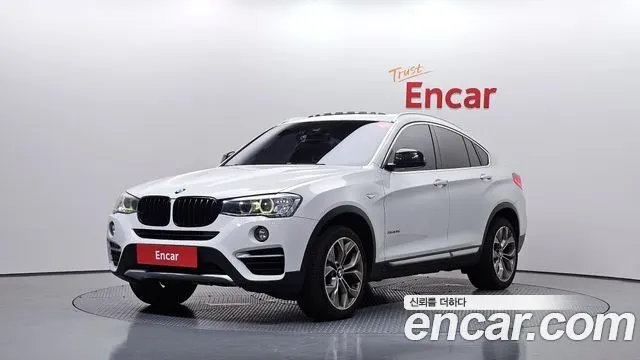 BMW X4 2017 — 343 229 км, белый, Корея — под ключ — фото 1