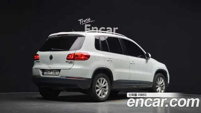 VOLKSWAGEN TIGUAN 2015 — 184 478 км, белый, Корея — под ключ — фото 2