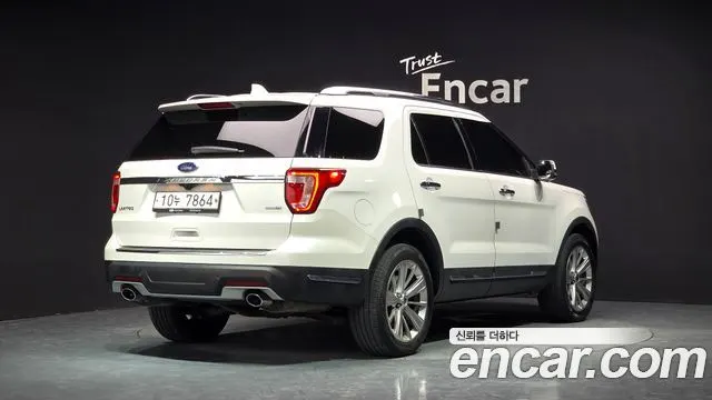 FORD EXPLORER 2019 — 49 748 км, белый, Корея — под ключ — фото 2