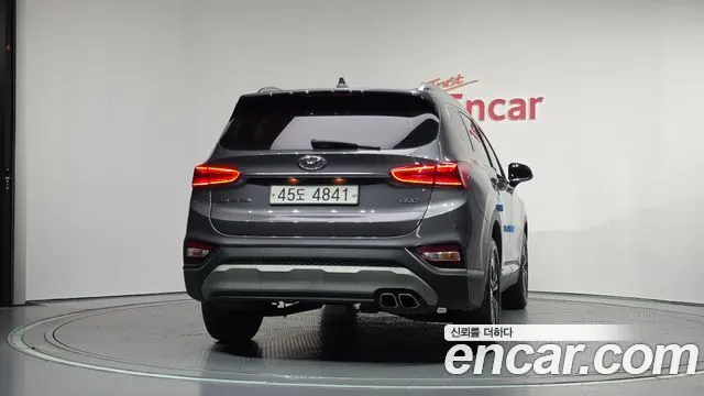 HYUNDAI SANTA FE 2019 — 141 930 км, серый, Корея — под ключ — фото 4