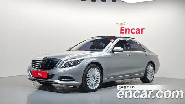 MERCEDES-BENZ S-CLASS W222 2015 — 125 772 км, серебристый, Корея — под ключ — фото 1