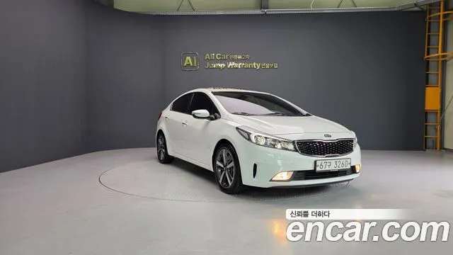 KIA K3 2018 — 110 640 км, белый-перламутр, Корея — под ключ — фото 3