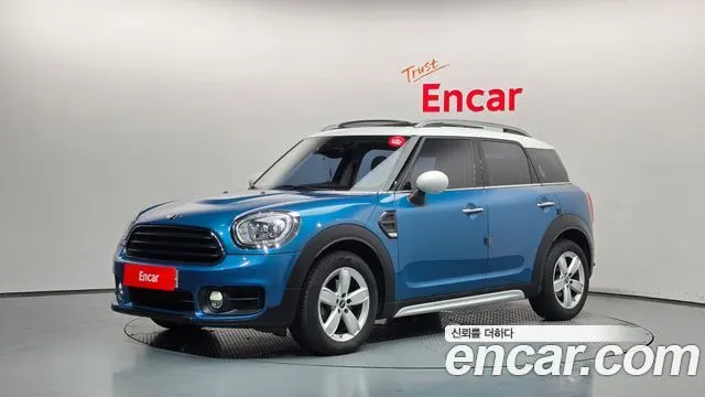MINI COOPER D COUNTRYMAN 2018 — 108 522 км, синий, Корея — под ключ — фото 1