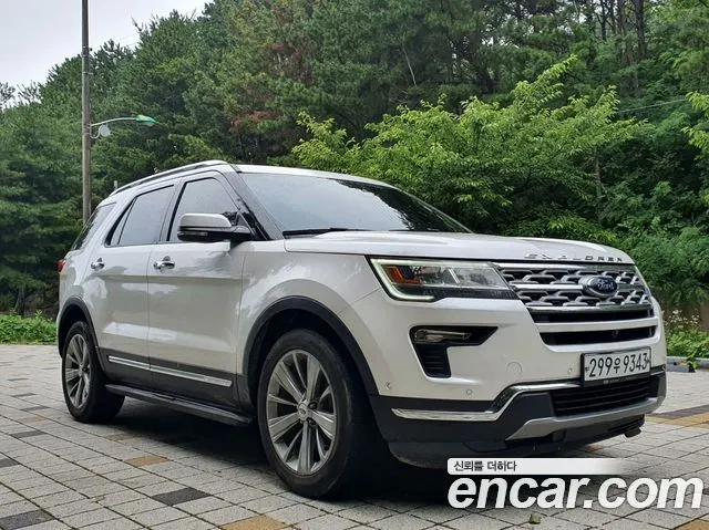 FORD EXPLORER 2018 — 100 014 км, белый, Корея — под ключ — фото 4