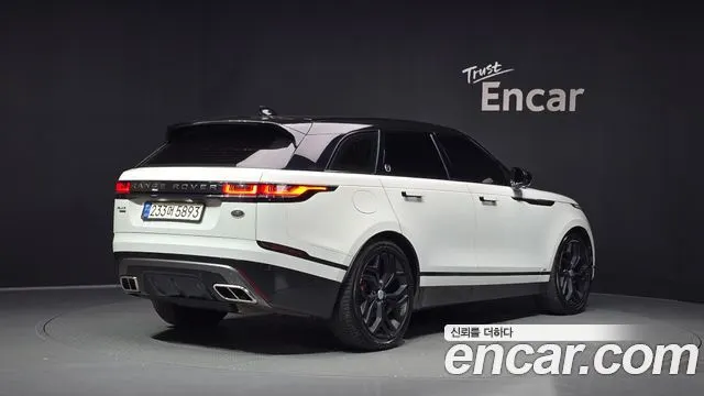 LAND ROVER RANGE ROVER VELAR 2018 — 93 789 км, белый, Корея — под ключ — фото 2